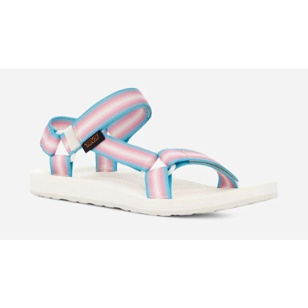 TEVA‎ SANDALS UNIVERSAL GRADIATE WHITE PINK Blue size 7